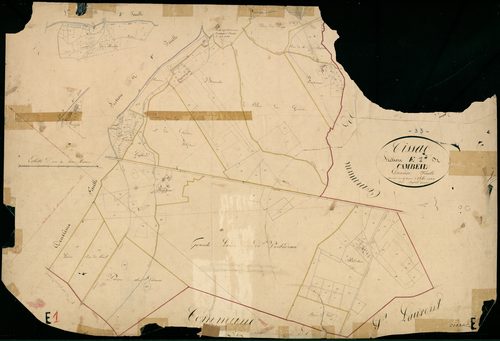 Cissac-Médoc - -Section E feuille 1 : Cambeil