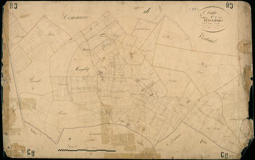 Cissac-Médoc - -Section C feuille unique : Les Tuillières