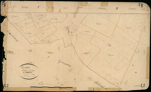 Cissac-Médoc - -Section E feuille 2 : Cambeil