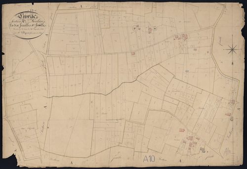 Civrac-de-Blaye - -Section A feuille 10 : Les Berlans
