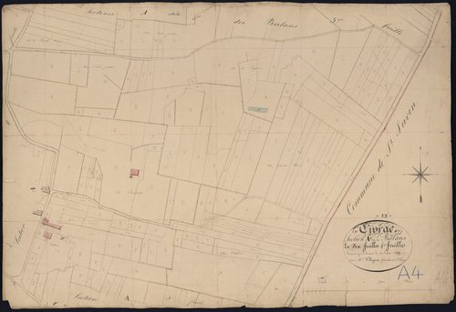 Civrac-de-Blaye - -Section A feuille 4 : Les Berlans