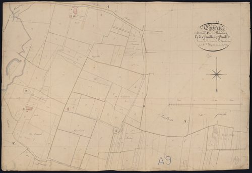 Civrac-de-Blaye - -Section A feuille 9 : Les Berlans