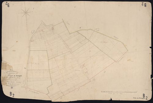 Civrac-sur-Dordogne - -Section B feuille 2 : Le Bourg
