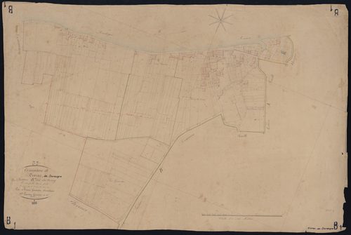 Civrac-sur-Dordogne - -Section B feuille 1 : Le Bourg