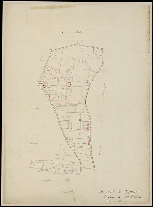 Coimères - -Section A feuille 2 : Herrères