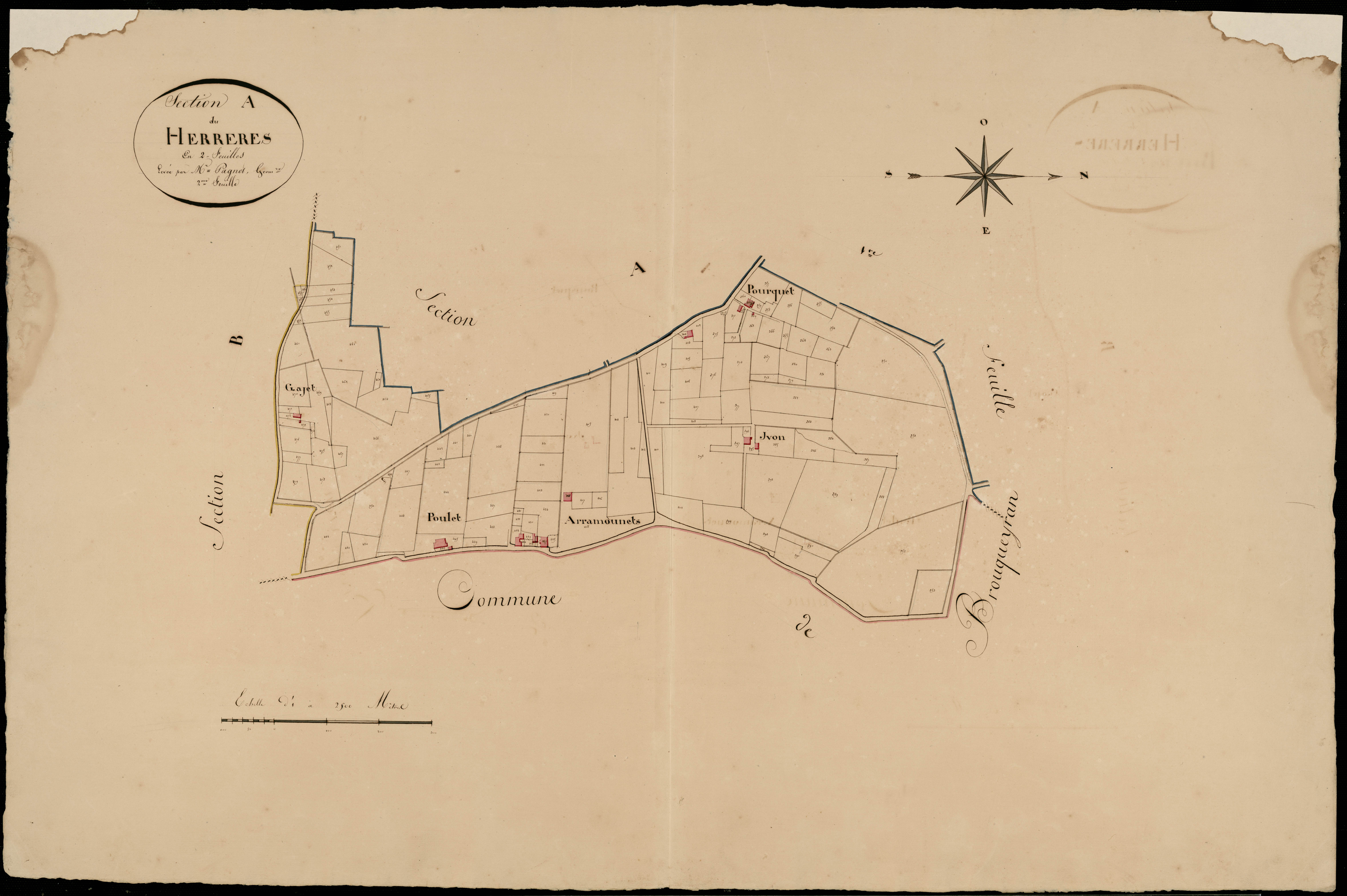 Coimères - -Section A feuille 2 : Herrères