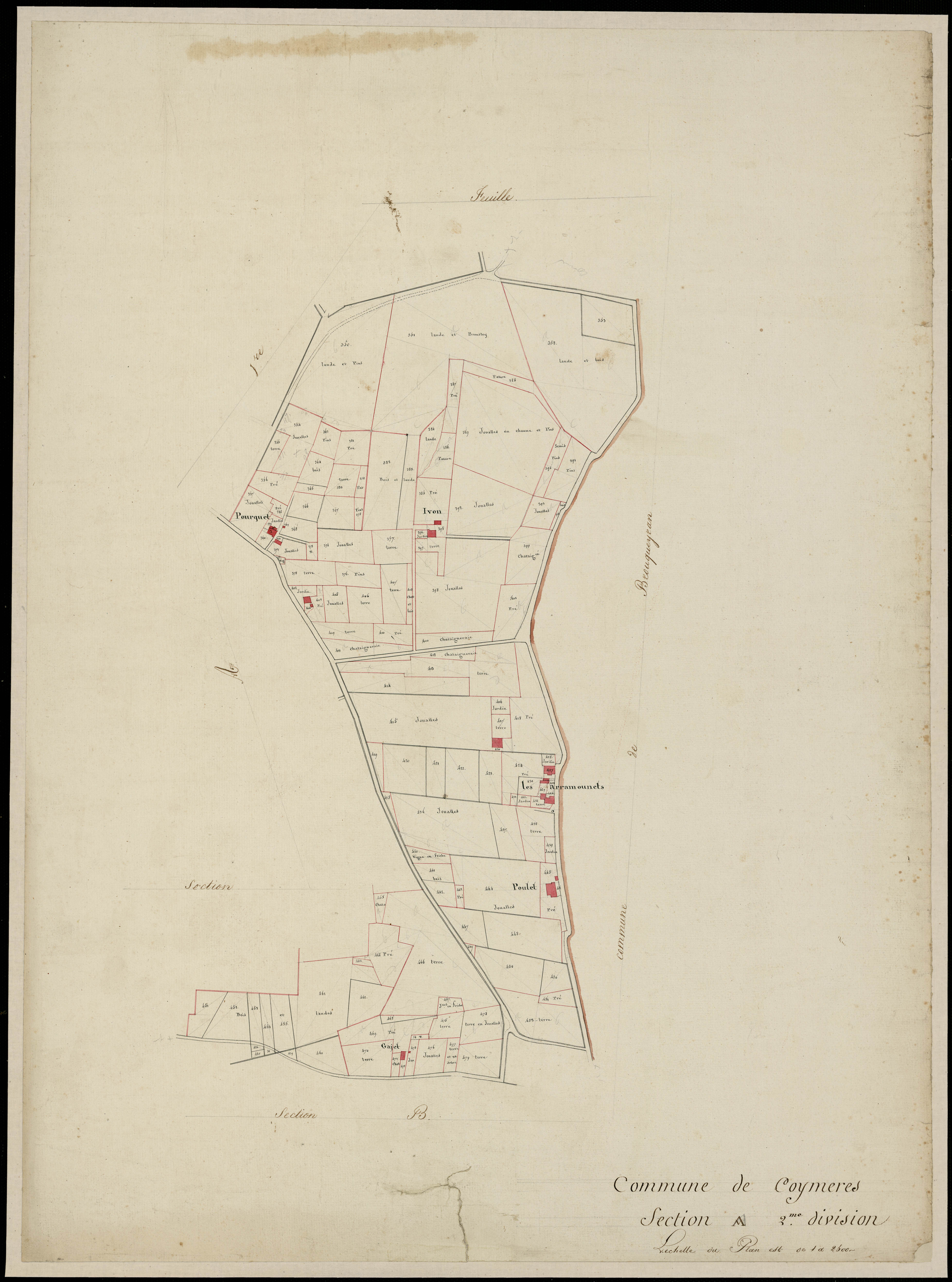 Coimères - -Section A feuille 2 : Herrères
