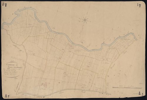 Cours-de-Monségur - -Section A feuille 1 : Les Gourdins ou Les Sables