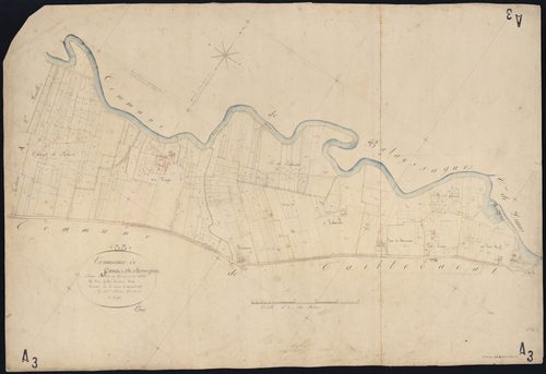 Cours-de-Monségur - -Section A feuille 3 : Les Gourdins ou Les Sables