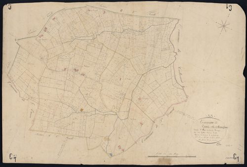 Cours-de-Monségur - -Section C feuille 1 : Les Terres-Rouges