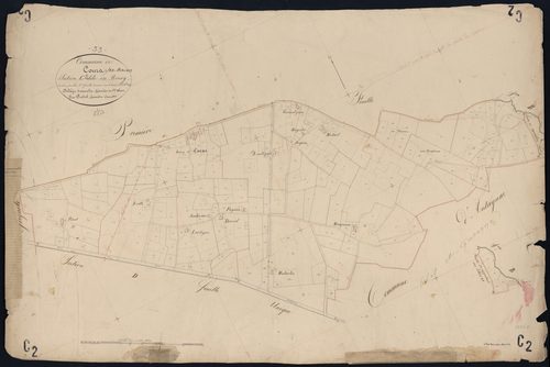 Cours-les-Bains - -Section C feuille 2 : Le Bourg