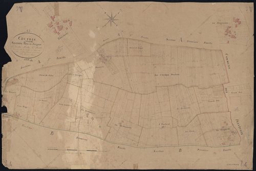 Coutras - -Section A feuille 4 : Fargues
