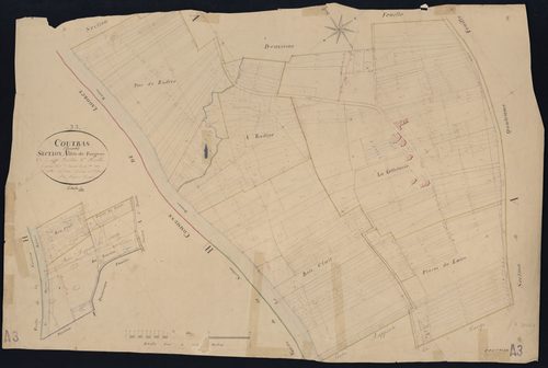 Coutras - -Section A feuille 3 : Fargues