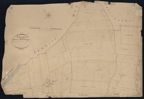 Coutras - -Section A feuille 1 : Fargues