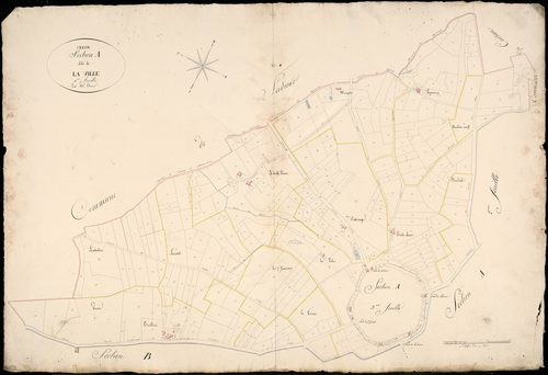 Créon - -Section A feuille 1 : La Ville