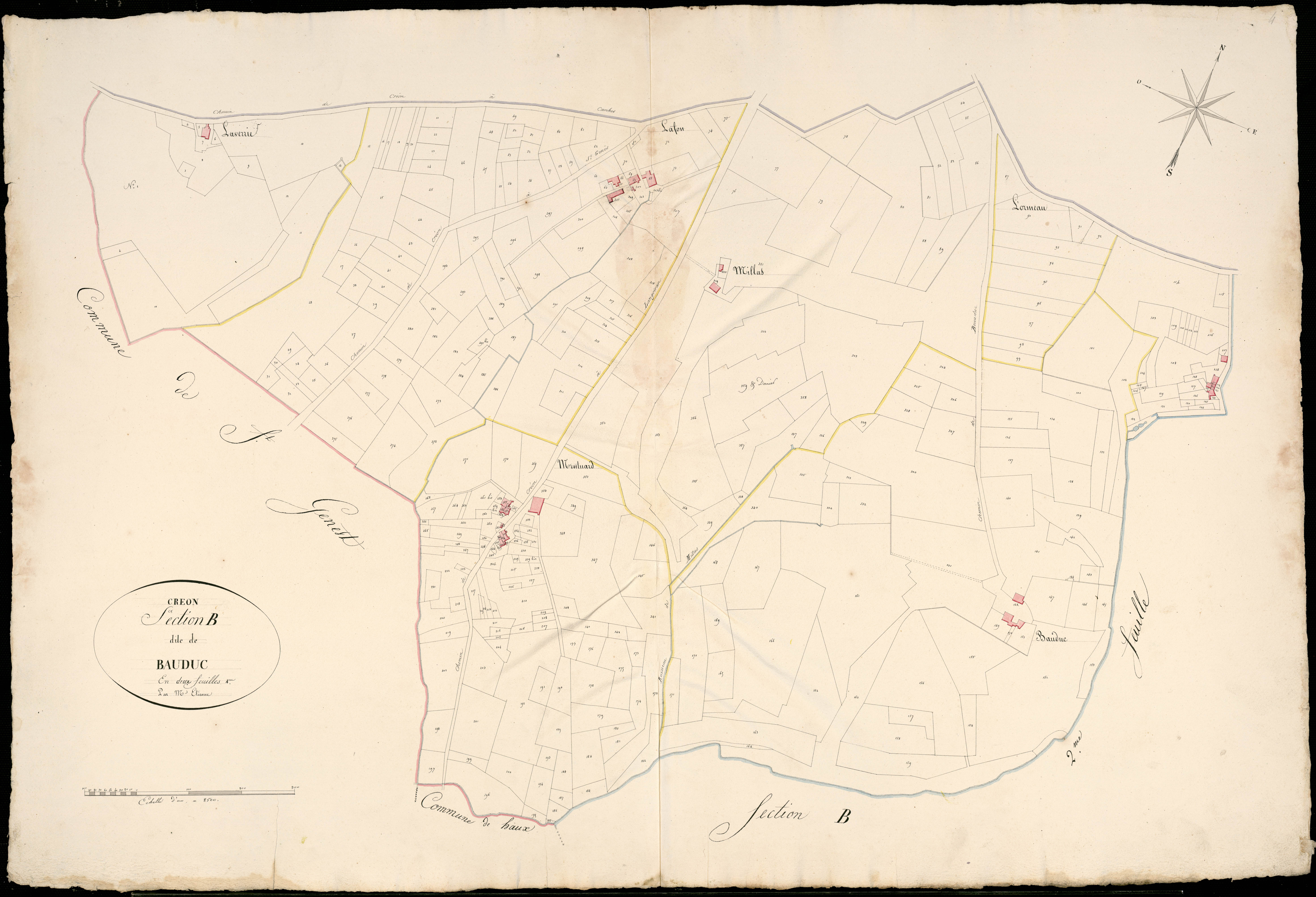 Créon - -Section B feuille 1 : Bauduc