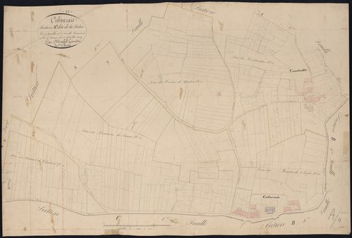 Cubnezais - -Section A feuille 4 : La Belue