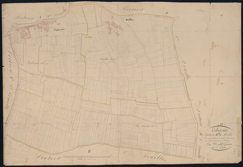 Cubnezais - -Section B feuille 4 : Merlet