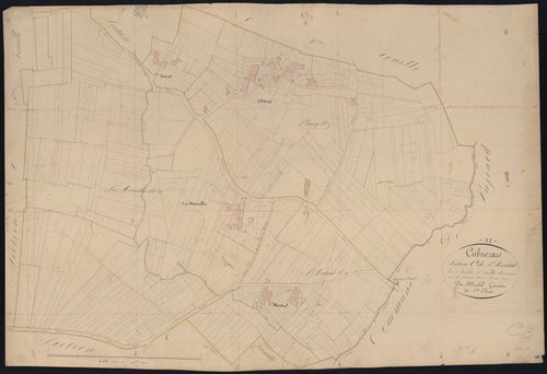 Cubnezais - -Section C feuille 3 : Saint-Martial