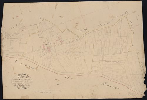 Cubnezais - -Section B feuille 2 : Merlet