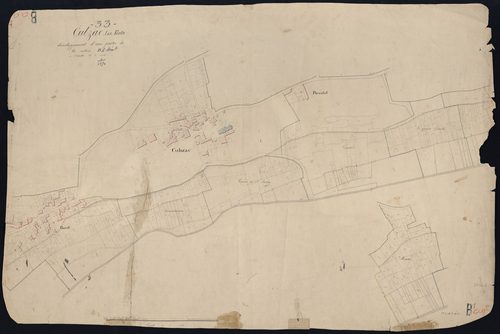 Cubzac-les-Ponts - -Section B feuille 1 : Le Bourg