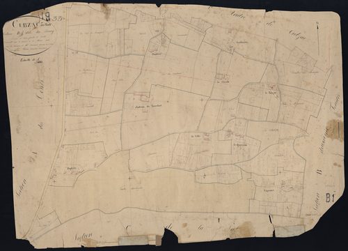Cubzac-les-Ponts - -Section B feuille 1 : Le Bourg