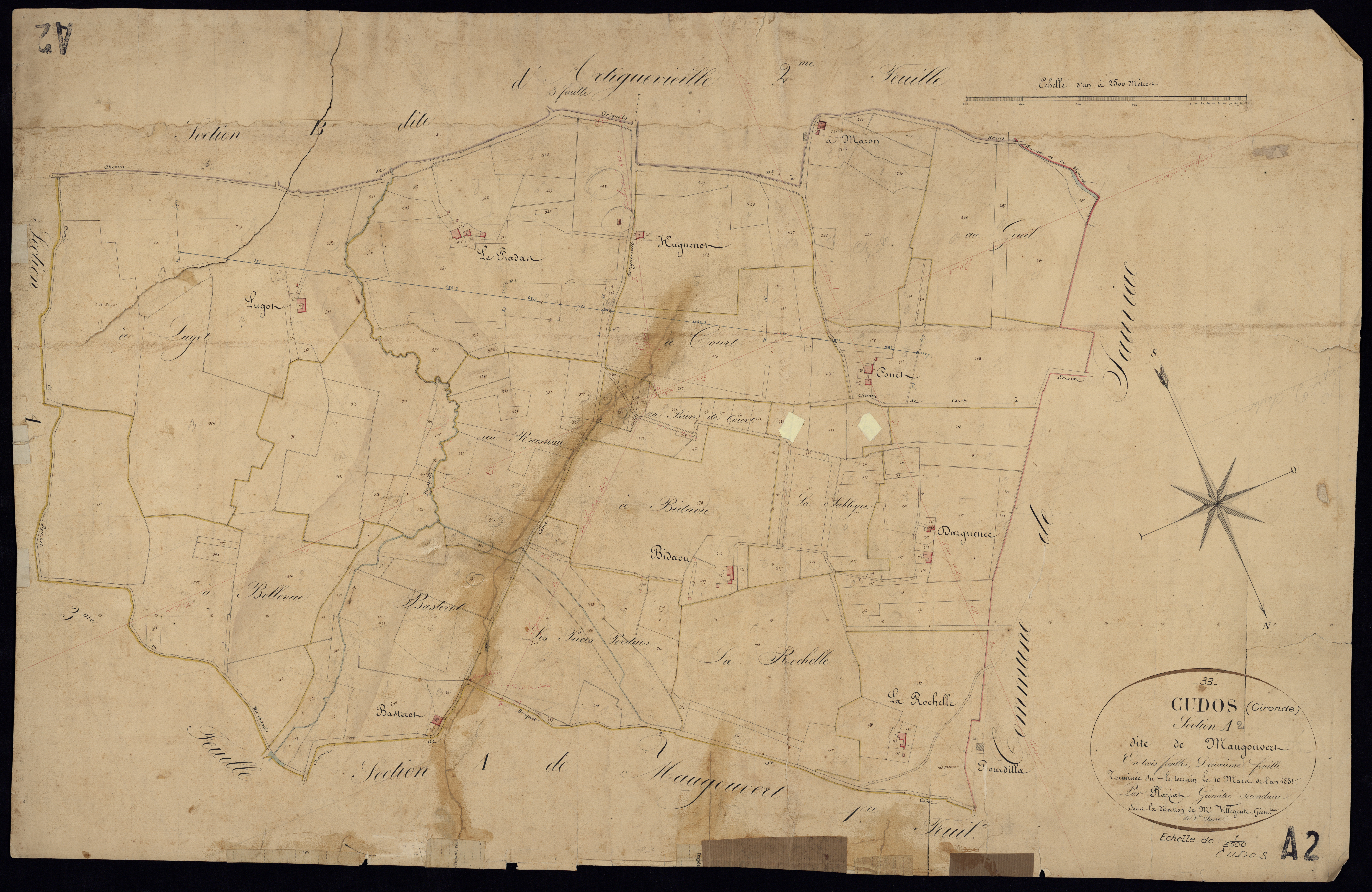 Cudos - -Section A feuille 2 : Maugouvert