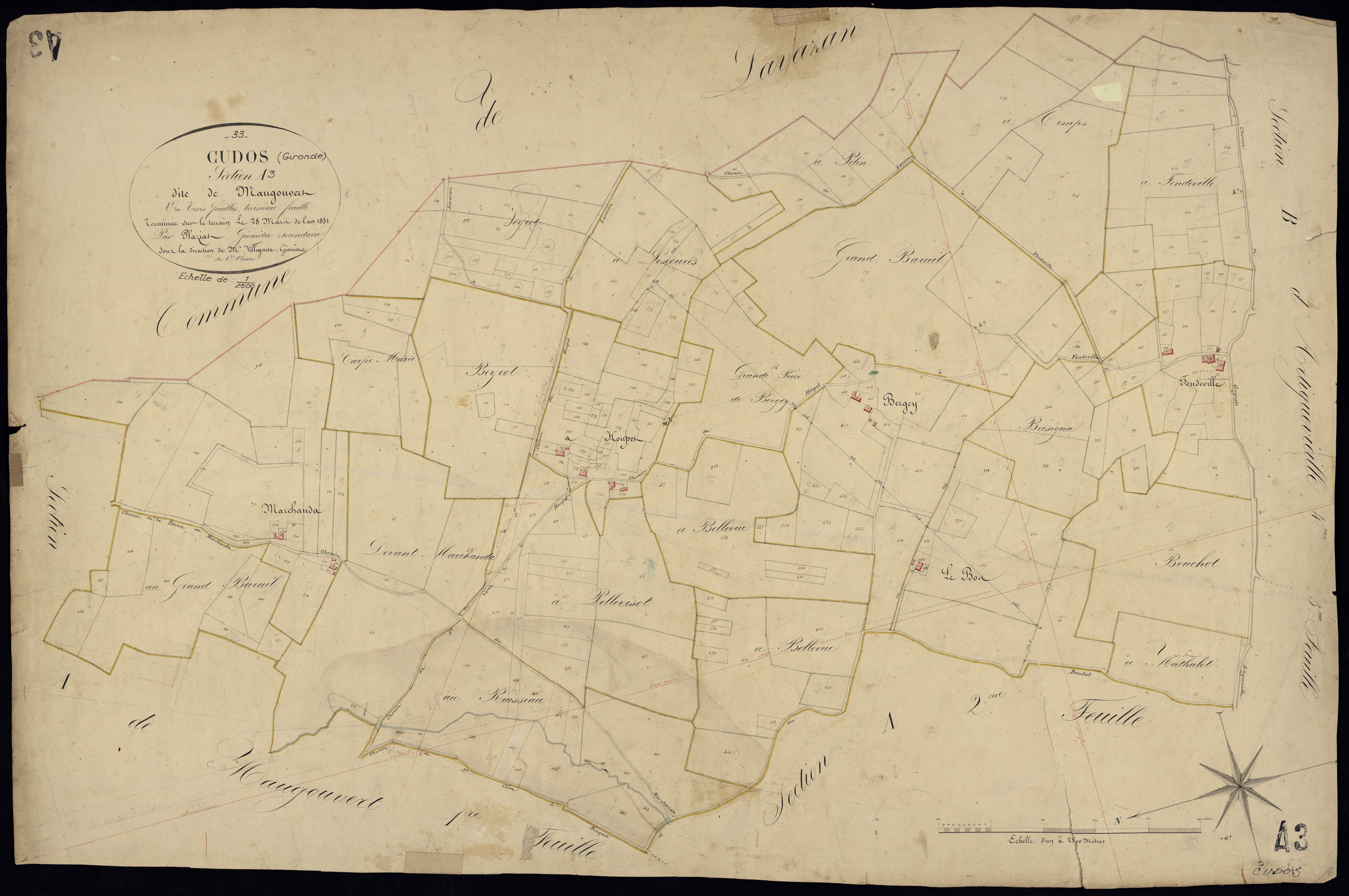 Cudos - -Section A feuille 3 : Maugouvert