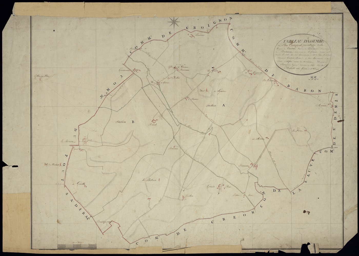 Cursan - -Tableau d'assemblage