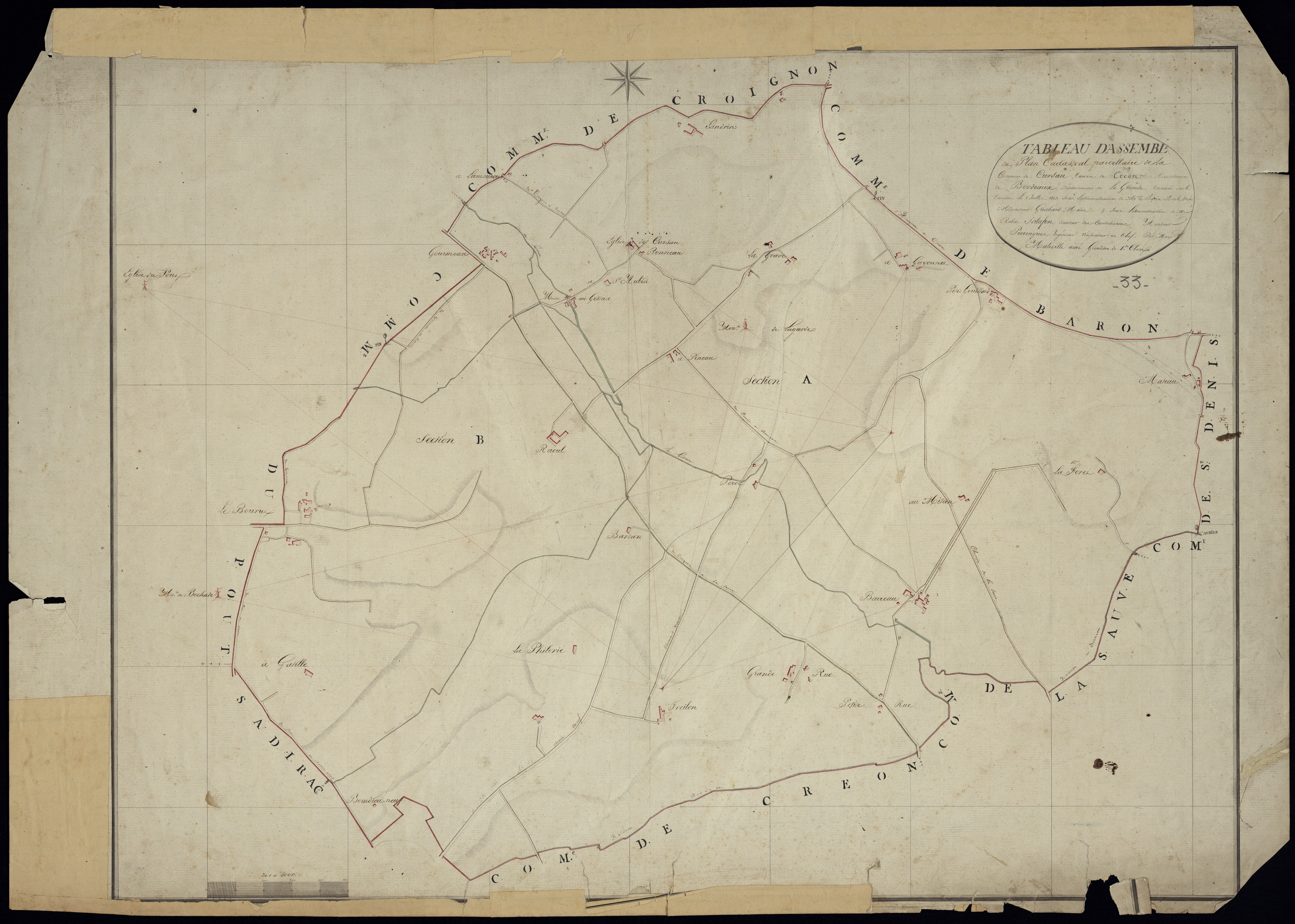 Cursan - -Tableau d'assemblage