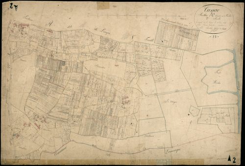 Cussac-Fort-Médoc - -Section A feuille 2 : Loga