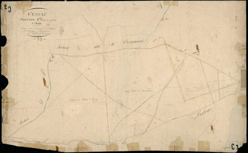 Cussac-Fort-Médoc - -Section C feuille 3 : Beaumont