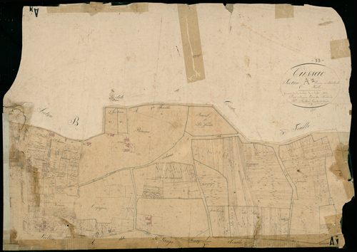 Cussac-Fort-Médoc - -Section A feuille 1 : Loga