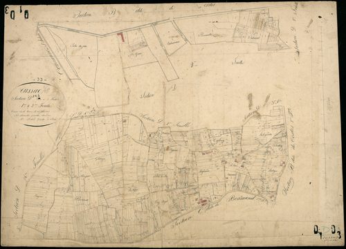 Cussac-Fort-Médoc - -Section D feuille 1 et 3 : Sainte-Gemme