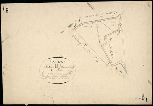 Cussac-Fort-Médoc - -Section B feuille 1 : Loste