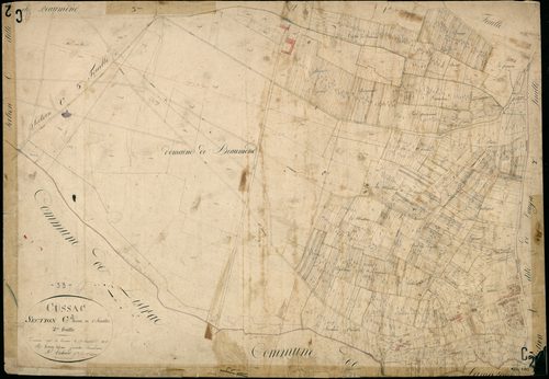 Cussac-Fort-Médoc - -Section C feuille 2 : Beaumont