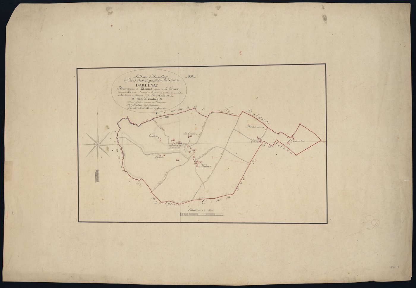Dardenac - -Tableau d'assemblage