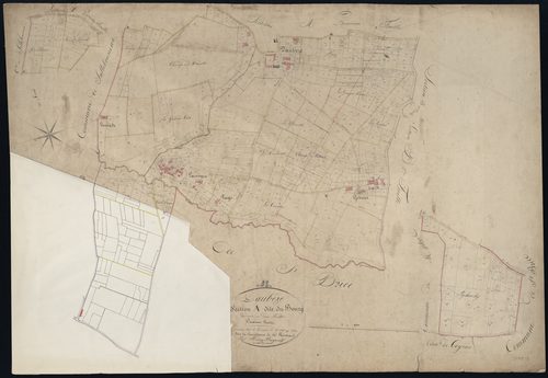 Daubèze - -Section A feuille 2 : Le Bourg