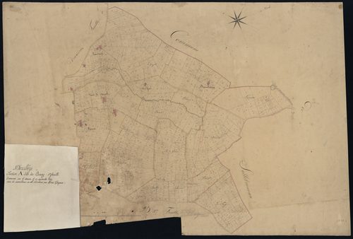 Daubèze - -Section A feuille 1 : Le Bourg