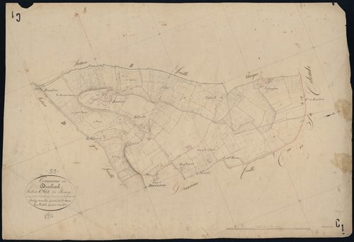 Dieulivol - -Section C feuille 1 : Le Bourg