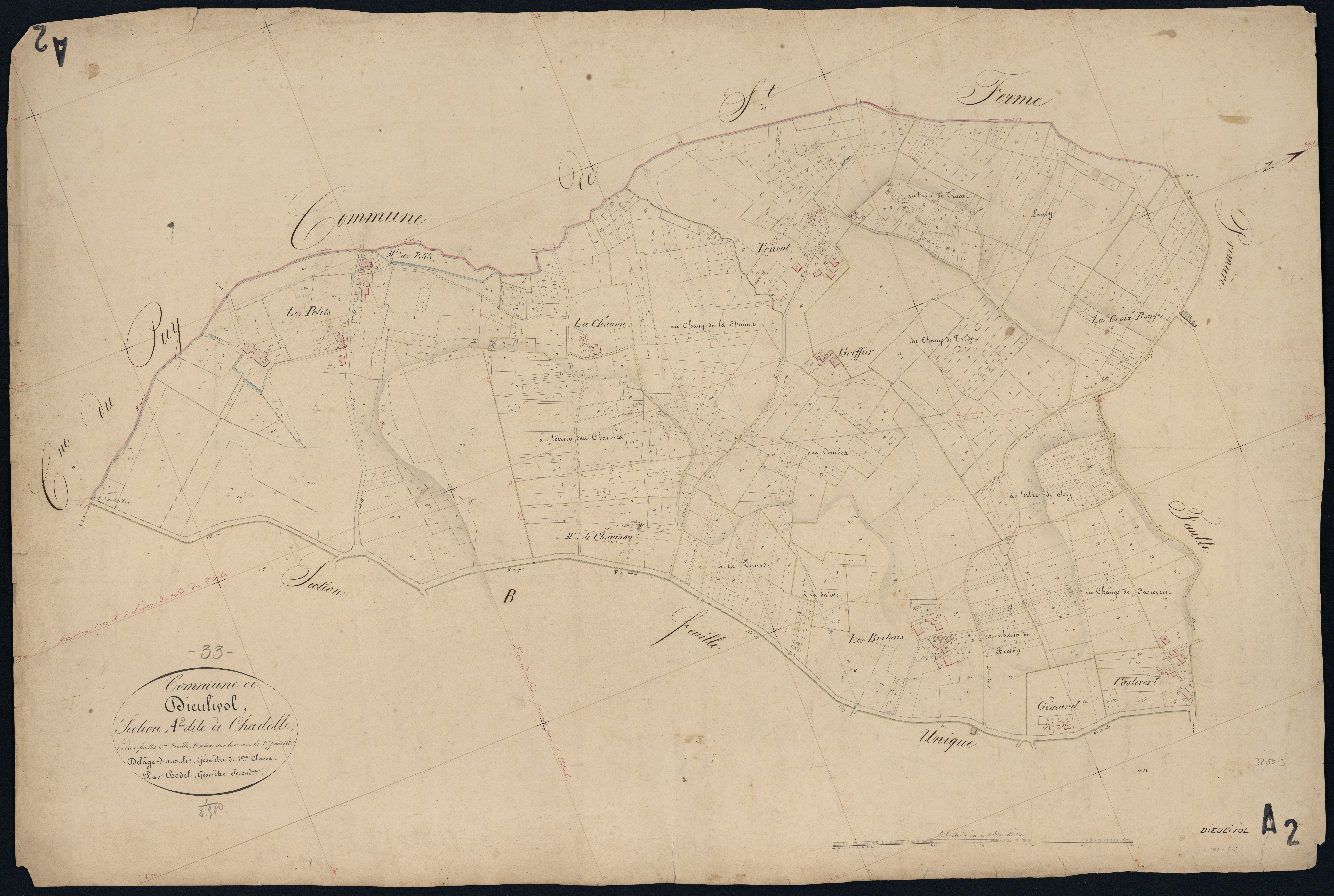 Dieulivol - -Section A feuille 2 : Chadelle