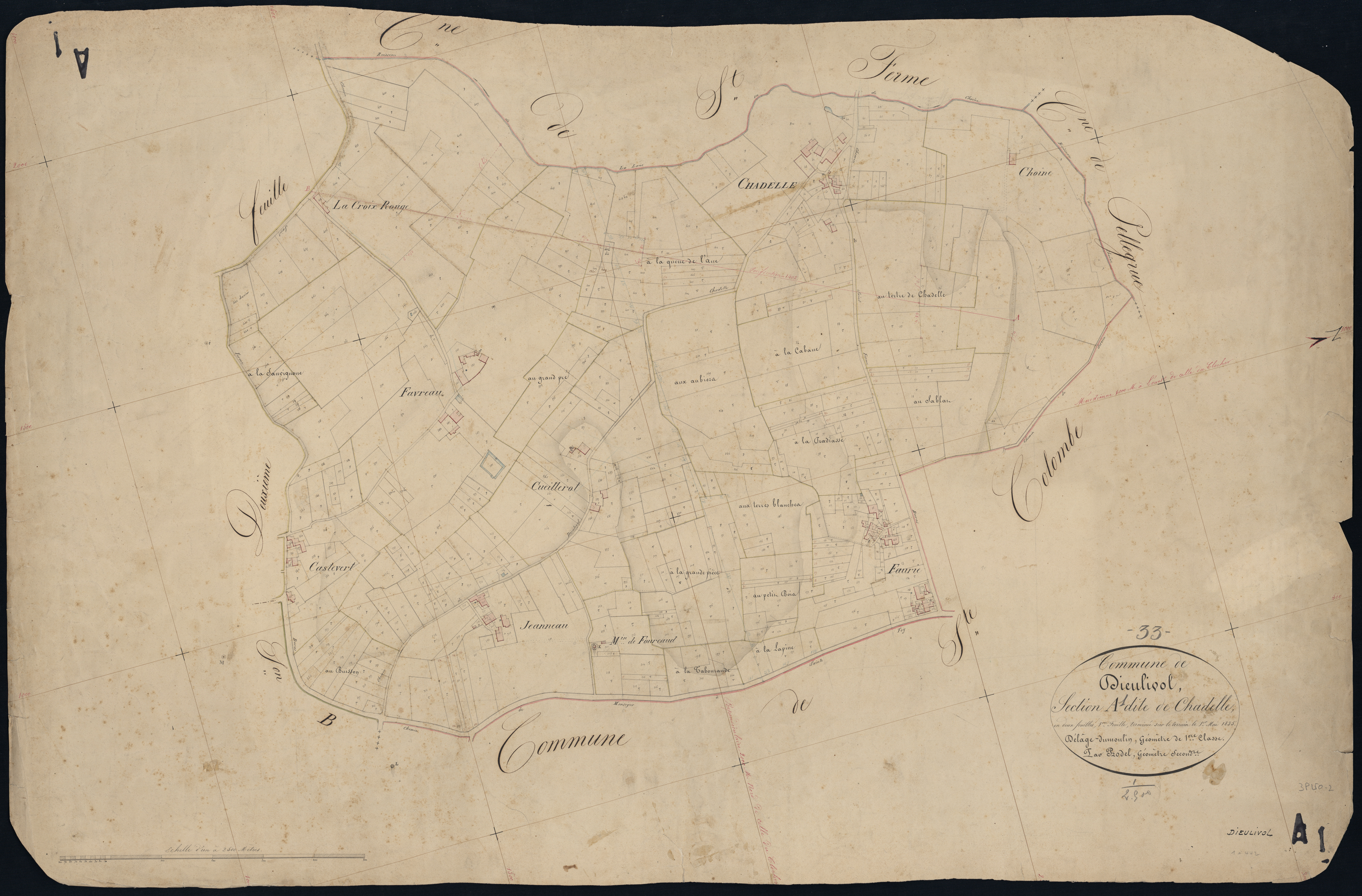 Dieulivol - -Section A feuille 1 : Chadelle