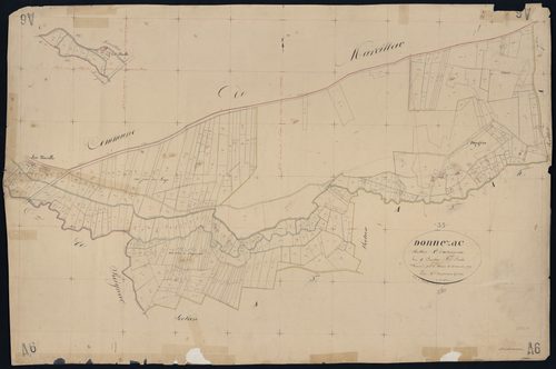 Donnezac - -Section A feuille 6 : Arsonneau