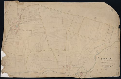 Donnezac - -Section A feuille 1 : Arsonneau