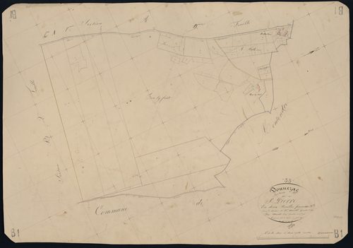 Donnezac - -Section B feuille 1 : Saint-Pierre