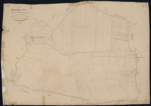 Donnezac - -Section A feuille 8 : Arsonneau