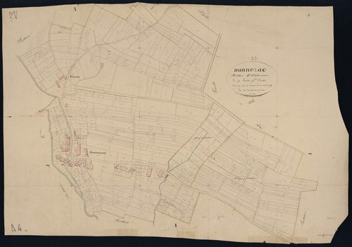 Donnezac - -Section A feuille 4 : Arsonneau
