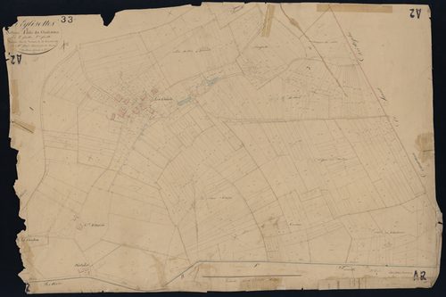 Églisottes-et-Chalaures - -Section A feuille 2 : Le Chalaure