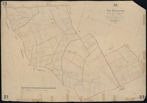 Églisottes-et-Chalaures - -Section D feuille 2 : Les Petits-Horruts