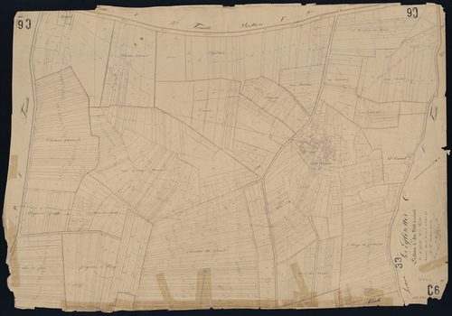Églisottes-et-Chalaures - -Section C feuille 6 : Le Petit-Croiset